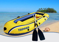 Barco inflable del PVC del excursionista amarillo de la playa, barcos inflables de la costilla para el deporte acuático proveedor