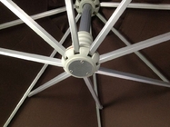 paraguas compensado redondo del paraguas de los 2.5M Beige Double Patio base giratoria de 360 grados proveedor
