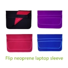 La manga única del ordenador portátil de la PC del neopreno empaqueta 17 pulgadas Flip Style With Elastic Band proveedor