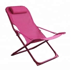 Salón plegable Chaise For Lawn Deck de la playa del marco de aluminio de Grey Folding Beach Lounge Chair proveedor
