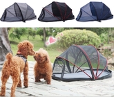 Portable al aire libre fácilmente plegable 40X41X82CM Ventilación malla de nylon tienda acogedora para perros negro refugio para mascotas lindas proveedor
