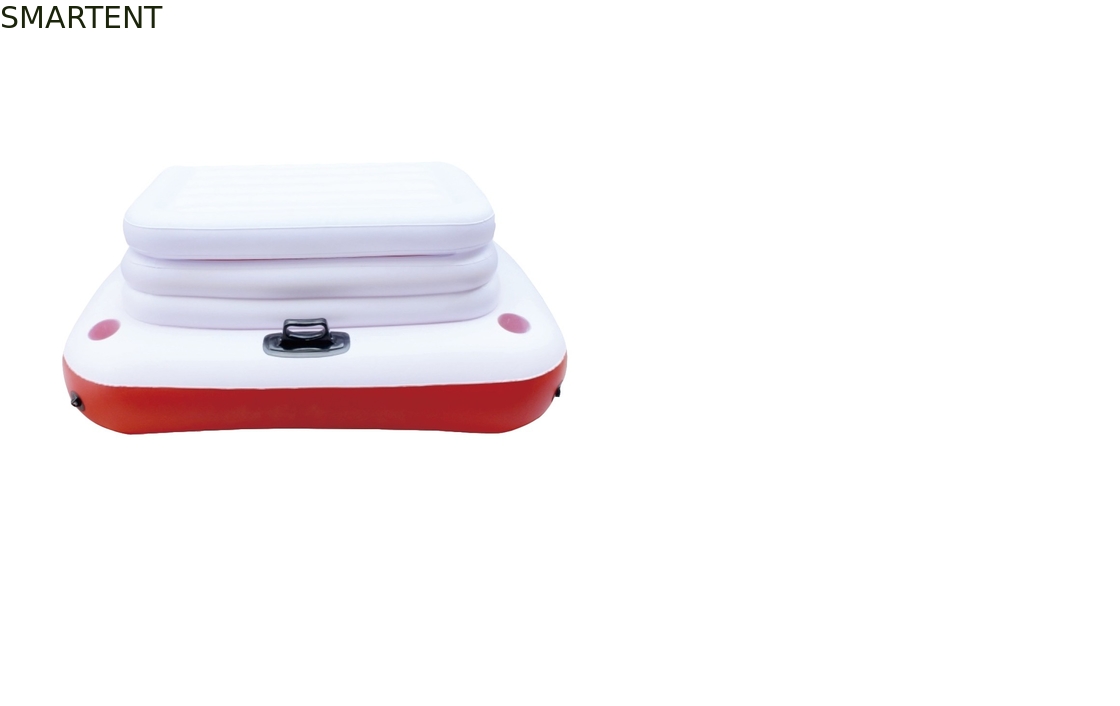 Rojo blanco de la playa del PVC de los muebles al aire libre inflables inflables del refrigerador 0.40m m proveedor