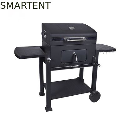 Comprar Barbacoa de carbón para barbacoa de jardín de 24 pulgadas con recubrimiento de polvo negro Fabricación en línea