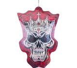Ornamentos colgantes del metal de la vuelta de Rose Metal Wind Spinner 3D del conde de Halloween proveedor