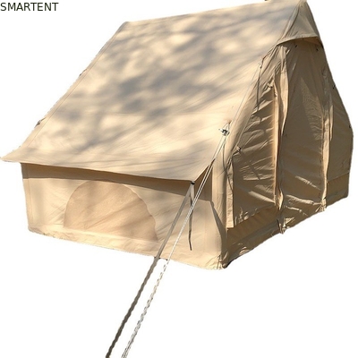 Tiendas de campamento al aire libre Tienda inflable a prueba de lluvia de algodón beige espeso para campamento familiar y aventuras al aire libre proveedor