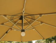Parasol teledirigido del patio del paraguas de la playa del paraguas el 150cm doble de aluminio de la sombrilla proveedor