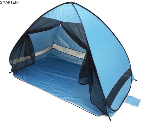 210*120*130CM Poliéster revestido de plata azul para campamento al aire libre proveedor