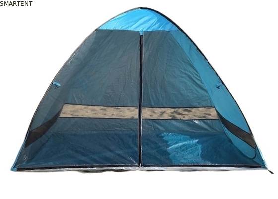 210*120*130CM Poliéster revestido de plata azul para campamento al aire libre proveedor