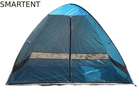 Comprar 210*120*130CM Poliéster revestido de plata azul para campamento al aire libre Fabricación en línea