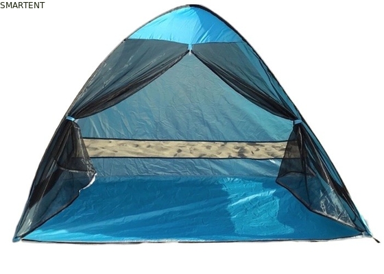 210*120*130CM Poliéster revestido de plata azul para campamento al aire libre proveedor