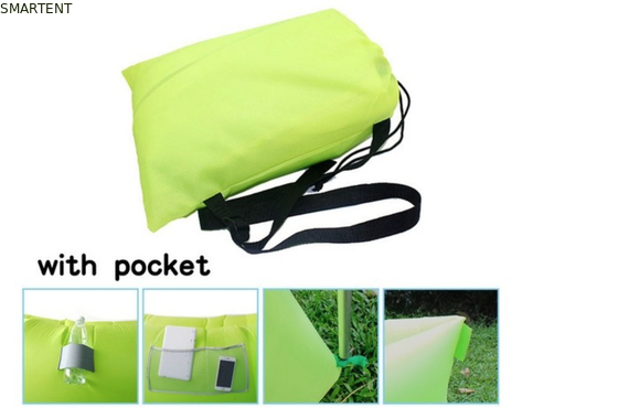 Neón de exterior impermeable Ripstop de nylon 260x70cm bolsas de dormir de montaña playa inflables sofá de aire flojo proveedor