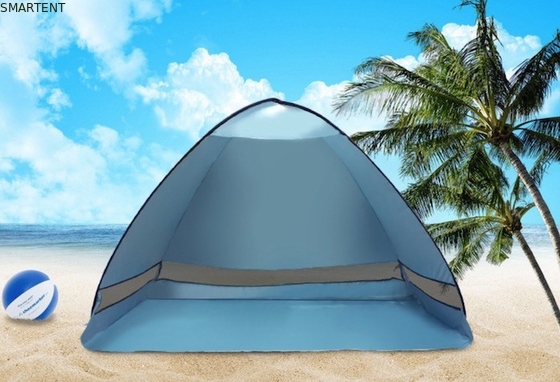 Tienda de acampada automática para exteriores 200 X 120 X 130CM 190T Toldo de playa de poliéster proveedor