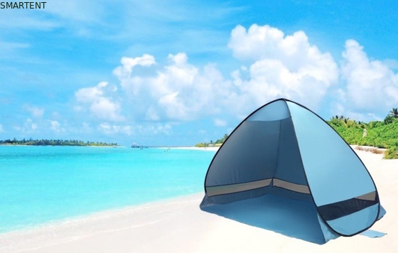 Tienda de acampada automática para exteriores 200 X 120 X 130CM 190T Toldo de playa de poliéster proveedor