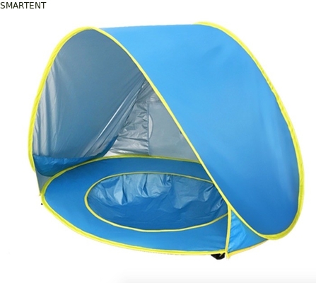 Tiendas de campamento al aire libre impermeables y resistentes a los rayos UV 190T de poliéster recubierto de plata proveedor