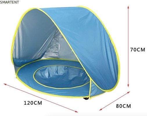 Tiendas de campamento al aire libre impermeables y resistentes a los rayos UV 190T de poliéster recubierto de plata proveedor