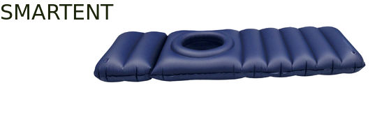 Comprar El aire de maternidad de la playa del PVC llenó los muebles al aire libre inflables el 182X63Cm azul marino del saco de dormir Fabricación en línea