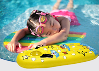 Colchón flotante de la tabla hawaiana de la natación de la playa inflable de la cama del aire de los niños amarillos proveedor
