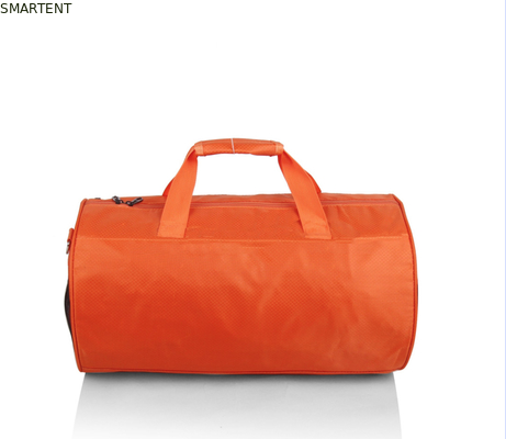 45*25cm Peso ligero para exteriores Color naranja Bolsas de viaje en barril de poliéster revestido a prueba de agua Oxford proveedor