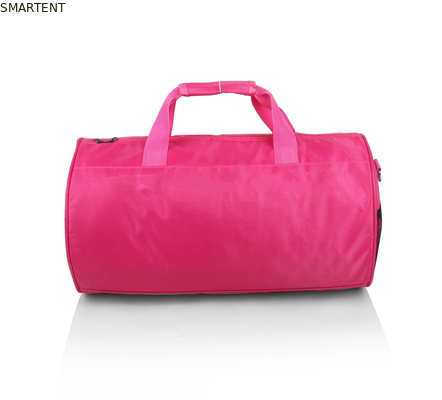 45*25cm Peso ligero para exteriores Color naranja Bolsas de viaje en barril de poliéster revestido a prueba de agua Oxford proveedor