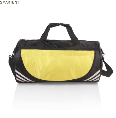 45*25cm Peso ligero para exteriores Color naranja Bolsas de viaje en barril de poliéster revestido a prueba de agua Oxford proveedor