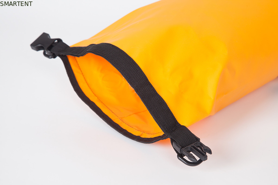 18 * 40CM PVC azul de lonas bolso seco sello camping rafting de playa a bordo bolso de tubo a prueba de agua ligero 5L - 30L con correa proveedor