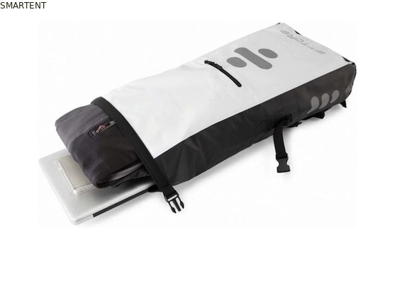 34x18x62.5CM Dual Color Bolsa de viaje seca personalizada de alta densidad bolsas de viaje impermeables de lonas de PVC 500D proveedor
