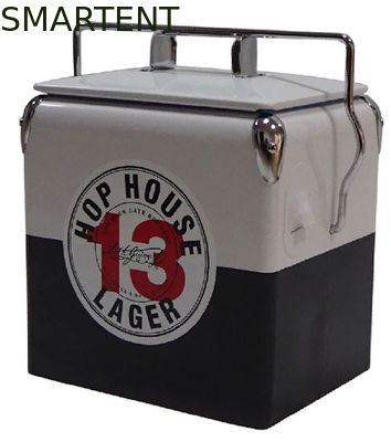 Comprar Caja de refrigeración para exteriores de color rojo metálico, portátil personalizado, 13L, 32x22x36CM Fabricación en línea