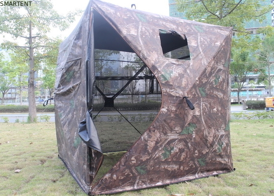 150*150*170CM Cortinas de caza al aire libre con camuflaje plegable de peso ligero 200D de poliéster Oxford proveedor