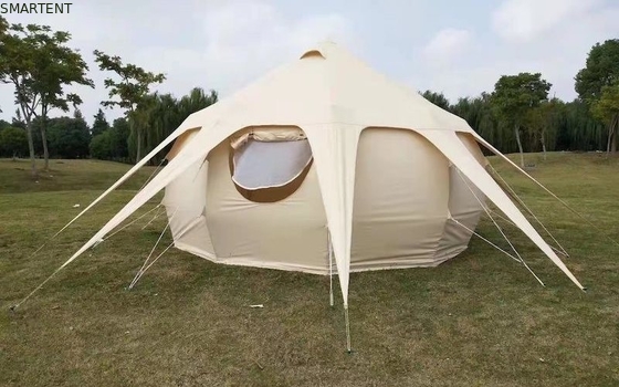toldo al aire libre de Glamping del algodón de 285G que acampa  Tent Waterproof PU3000MM proveedor