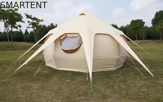 Comprar toldo al aire libre de Glamping del algodón de 285G que acampa  Tent Waterproof PU3000MM Fabricación en línea
