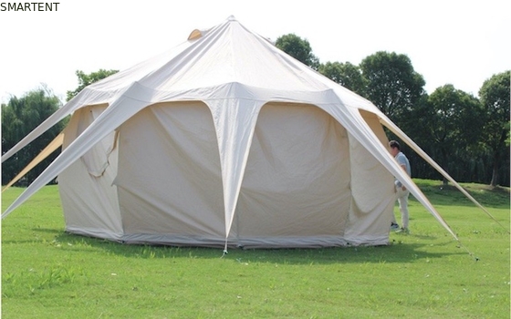 toldo al aire libre de Glamping del algodón de 285G que acampa  Tent Waterproof PU3000MM proveedor