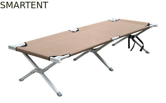 Comprar Color de color caqui de aluminio al aire libre el 190x74x40CM de la cama de campo del plegamiento del tubo 1200D Oxford Fabricación en línea