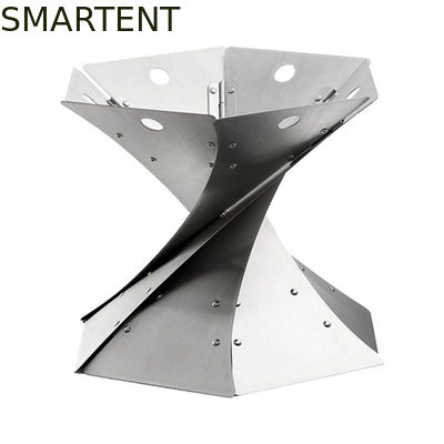 Comprar estufa de acero inoxidable plegable portátil fresca al aire libre del carbono de la BARBACOA de la parrilla de los 28x32x25.5CM que acampa Fabricación en línea