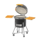 Metal al aire libre Shell Kamado Charcoal Barbecue Grill de acero 22 pulgadas proveedor