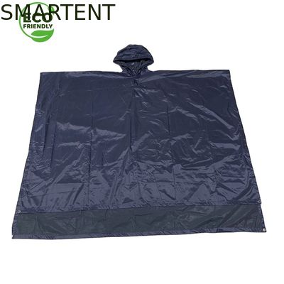 Comprar Accesorios amistosos azules de Eco” del impermeable reutilizable unisex de encargo de RPET 50*80 al aire libre Fabricación en línea