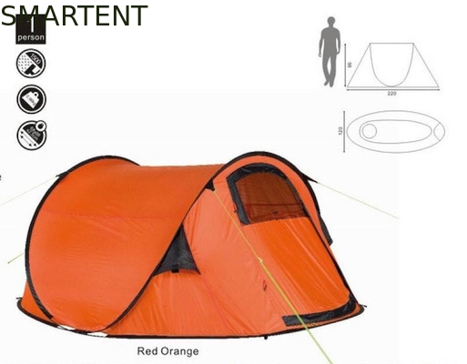 180X235X100CM Tienda de campamento a medida para exteriores impermeable recubierta de poliéster 190T para 3 personas proveedor