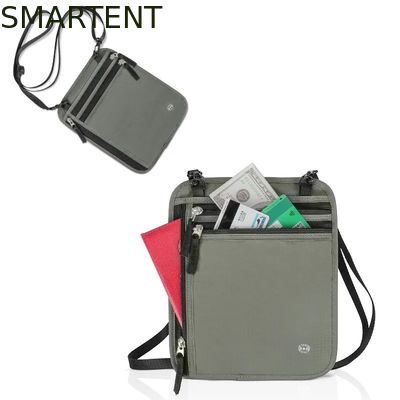 Comprar El RFID multifuncional delgado que bloquea el viaje impermeable de Wallset del cuello empaqueta con la correa de hombro Fabricación en línea