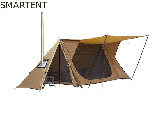 Comprar 500*220*160CM Tienda de campamento al aire libre Ultra ligera Poliéster a prueba de agua Four Seasons Shelter Fabricación en línea