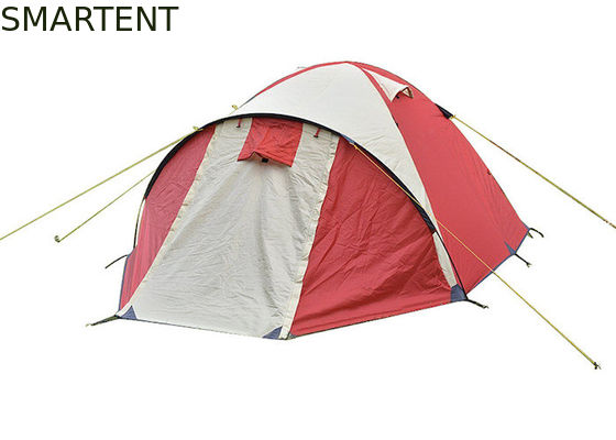 Comprar 350*210*135CM al aire libre Cuatro Temporada Camper Shelter PU recubierto de doble capa tienda de trekking Fabricación en línea