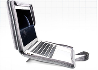 Bolso de ordenador portátil de Oxford gris con elementos de moda y diseño de costuras proveedor