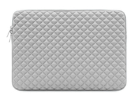 Bolsas de manga de computadora portátil de 7 mm de espuma Diseño de película de compresión gris con cierre de cremallera proveedor