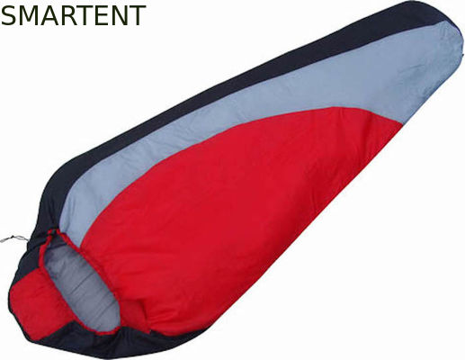 Comprar Color doble 210 * 72CM 190T diseño de poliéster de momias bolsas de dormir Impresión o etiquetado de logotipos Fabricación en línea