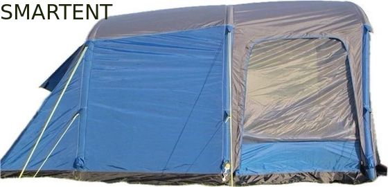 Comprar Tiendas de campamento inflables de poliéster de 190T de PU impermeable recubiertas de poliéster de alta capacidad 400*300*210CM Fabricación en línea