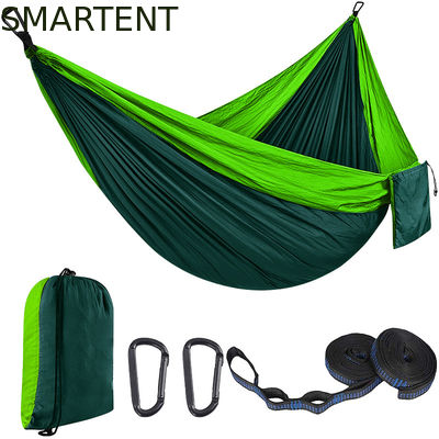 Comprar 280*140cm de peso ligero de doble color 210T de nylon Ripstop en exteriores hamaca de campamento portátil Fabricación en línea