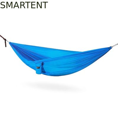 Comprar Azul 70D Taffete de nylon 300x180CM Hamaca de campamento portátil al aire libre ligera resistente a las lágrimas Fabricación en línea