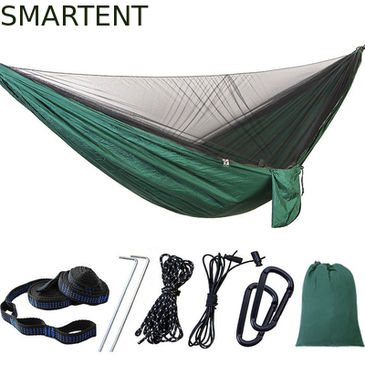 290*140CM Camuflaje 210T Nylon Camping Ligero Mosquito Net hamaca para relajación al aire libre proveedor