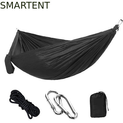 Comprar Color negro 210T de Nylon Ripstop, hamaca portátil para acampar 270*140CM Fabricación en línea
