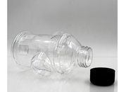 300ml ACARICIAN las botellas de agua transparentes del entrenamiento que el gallo único del fuego formó el frasco líquido del agua plástica proveedor