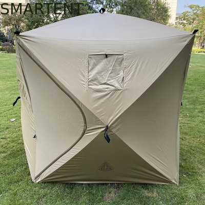 Tiendas de caza portátiles plegables con revestimiento en PU 210D de Oxford proveedor