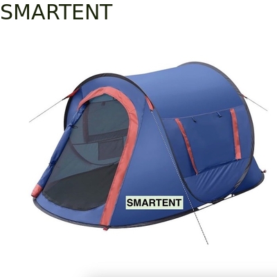 7.2FT*4.5FT*40Inch fácil de configurar para 2 personas azul impermeable poliéster pop up tienda de campamento con ventanas de malla ventilada proveedor